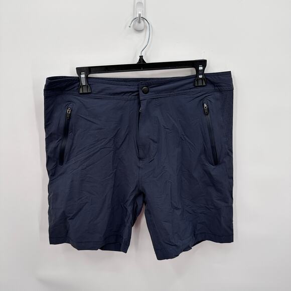 Mack Weldon Other - MACK WELDON Blue Stretch Hybrid Vented Drawstring Shorts // M